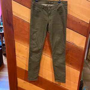 Prana Women's Skinny Jeans - Olive Green